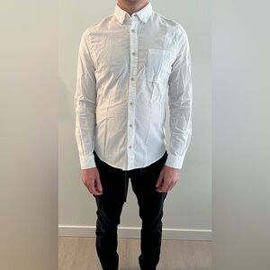Men's Lululemon Medium White Oxford Dress Shirt